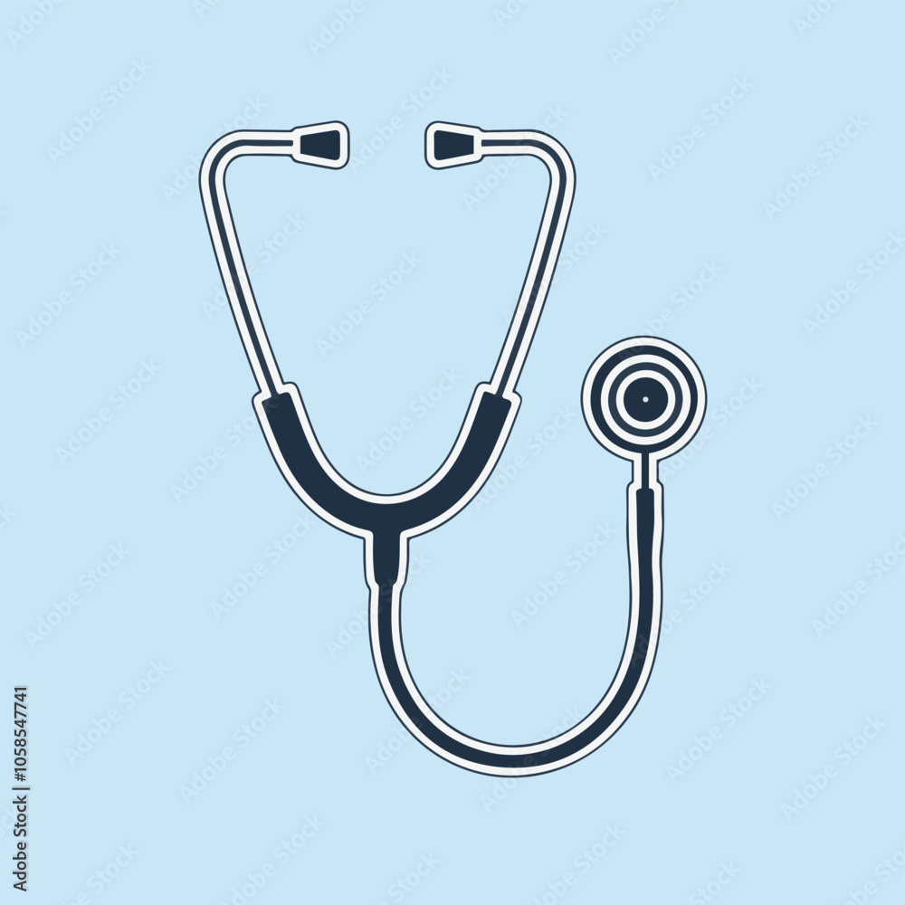 Wall mural stethoscope   