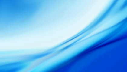 Naklejka premium Bright Blue abstract background with soft blurred diagonal lines