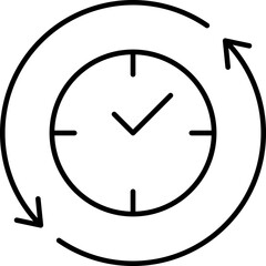 Clock icon. Hour Marker, AM, PM Clock, Watch Vector Symbol. Time and Timers icons collection.
