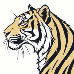 tiger head vector