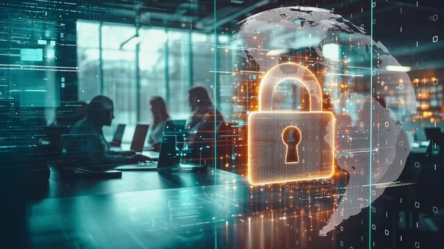 Digital security concept, digital security interface