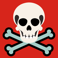 jolly roger skull and crossbones