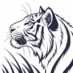 head of a tiger