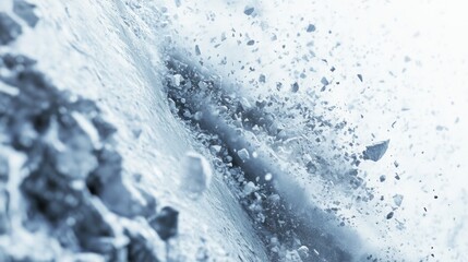 Avalanche in the Mountains