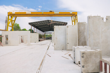 Reinforced concrete precast structures Industry Manufacturing Factory plant.