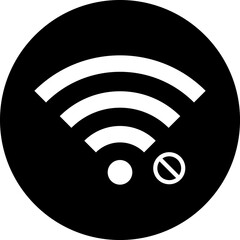 Wifi Signal Icons Set. Network signal, Internet sign. WIFI. Wifi signal strength. Wireless technology. Radio signals waves, radar, antenna, satellite signal symbols.
