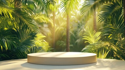 Fototapeta premium Tropical Paradise with a Platform