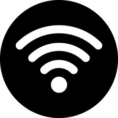 Wifi Signal Icons Set. Network signal, Internet sign. WIFI. Wifi signal strength. Wireless technology. Radio signals waves, radar, antenna, satellite signal symbols.