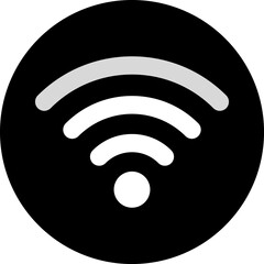 Wifi Signal Icons Set. Network signal, Internet sign. WIFI. Wifi signal strength. Wireless technology. Radio signals waves, radar, antenna, satellite signal symbols.