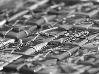 Bright Christmas and New Year Festive Mood Decoration Background