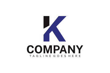 Letter K company logo design vector