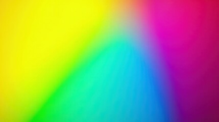 A bold and vibrant rainbow gradient background with bright, neon colors smoothly blending from yellow to teal, magenta, and violet, creating a modern, striking look.