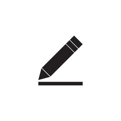 pencil icon logo vector symbol