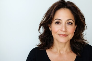 Fototapeta premium Confident Middle-aged Latina Woman Portrait