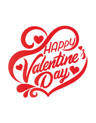 Happy Valentine’s Day T-Shirt Design – Festive & Romantic Holiday Fashion.