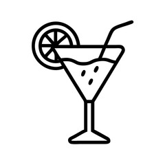 cocktail with lime