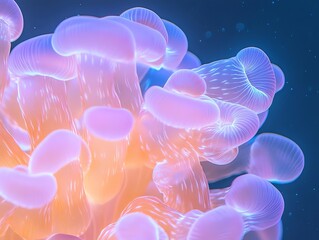 jelly fishes in the aquarium