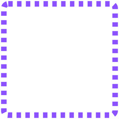 blue and white border