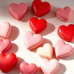 Obraz premium valentine hearts background