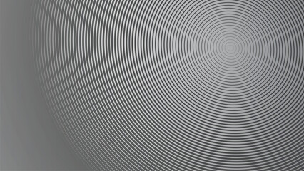 Abstract grey line circle with gradient for backdrop or presentation