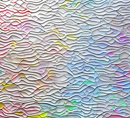 White and multicolored wavy dynamic motion flow graphic. motion light shape curve. banner template cover wavy. texture background, soft transition of colors and tones, new format, neat cracks, 8k qual