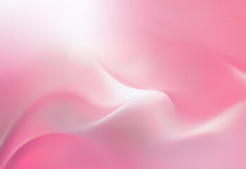 Obraz premium An abstract gradient background with soft, flowing lines in shades of pink and white.