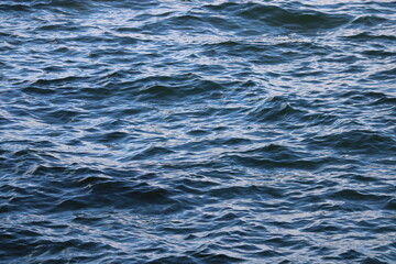 Blue water surface