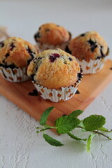 Blueberry muffins