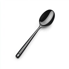 a soup ladle, kitchen tool, realistic illustration, high polish, isolated on white background