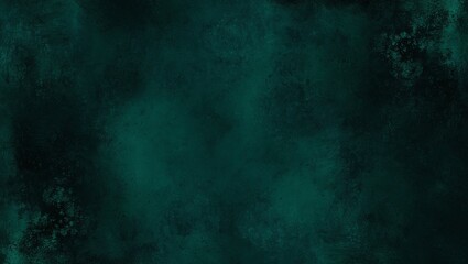 Fototapeta premium Noisy texture in dark emerald green with light, dusty speckles for a rich, textured background. Created with generative AI technology