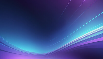 Obraz premium Abstract blue and purple gradient background with a wave light effect