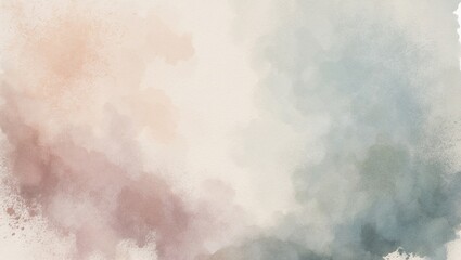 Noisy texture of grainy watercolor, pale pastels with a dusty overlay for a soft look. Created with generative AI technology