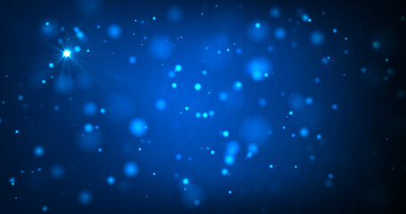 Shiny glittering Christmas new Year, happy Diwali festival season particle background loop. Shiny glowy bokeh backdrop. Shimmering particle bg for new year, Christmas 2025,2026,2027. Award dust fairy.