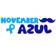 November Blue Prostate Cancer Ad November Blue Line.