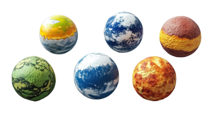 Planetary Art Illustrates Global Warming Effects Generative AI