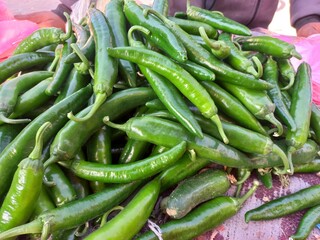 green chili peppers