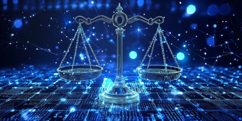 Ai algorithms analyzing large volumes of legal data to identify trends and improve case strategies
