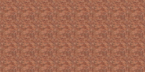 Fototapeta premium Classic Red Brick Texture: Seamless pattern of classic red bricks with visible mortar lines, creating a warm, traditional feel ideal for rustic and industrial designs