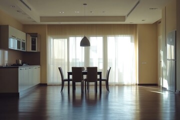 Empty Modern Living Room