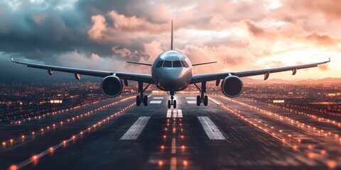 3D airplane clipart on transparent background, ideal for air travel graphic design.