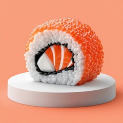 Captivating Sushi Sculpture: An Artistic Delight
