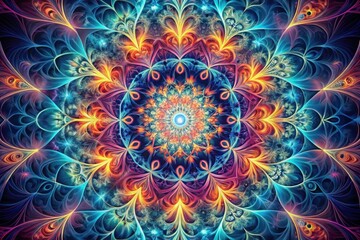 a colorful design with the colors of the rainbow