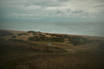 seaside in autumn