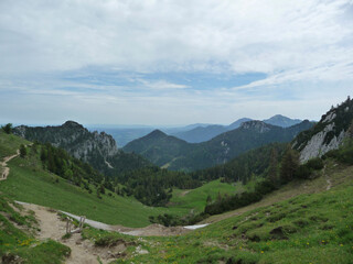 Kampenwand mountain tour in Bavaria, Germany