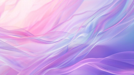 Obraz premium Abstract photo with a pastel purple-pink-blue gradient, featuring smooth lines and a Pantone color background.