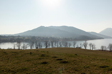 Panorama of lake Tegernsee, Bavaria, Germany