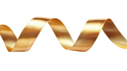 PNG Elegant golden ribbon for decoration