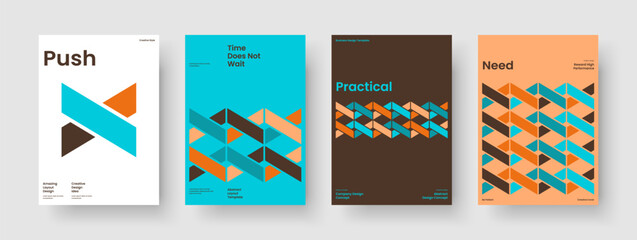 Fototapeta premium Abstract Brochure Layout. Creative Business Presentation Template. Modern Background Design. Poster. Flyer. Book Cover. Report. Banner. Journal. Catalog. Newsletter. Handbill. Notebook. Magazine