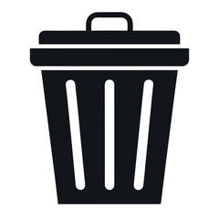 trash bin icon vector design