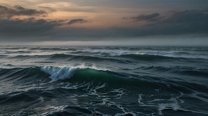 Fototapeta premium storm over the sea